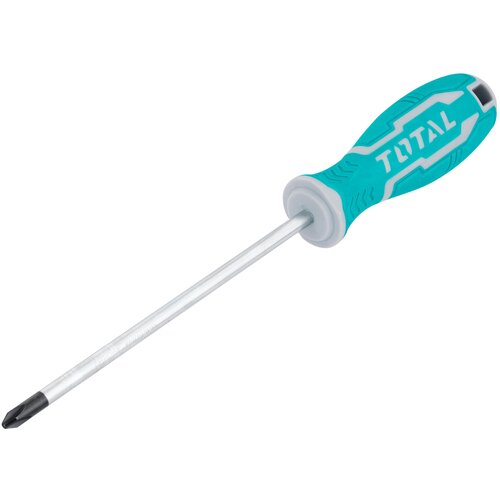 Total 4-dijelni set odvijača, CRV/ SL5.5X100mm/SL6.5X150mm/ PH1X100mm/ PH2X150mm (THT250604) Slike