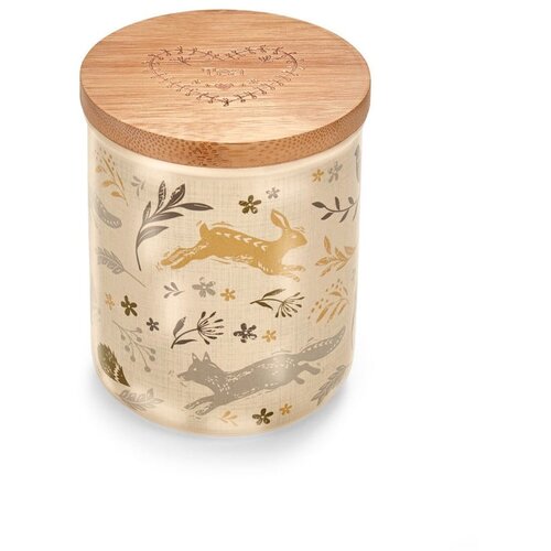 Cooksmart &amp;reg; Keramični posoda za čaj s pokrovom iz bambusa Woodland, 500 ml Slike