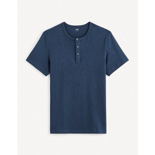 Celio Henley Genperle T-Shirt - Men's Cene