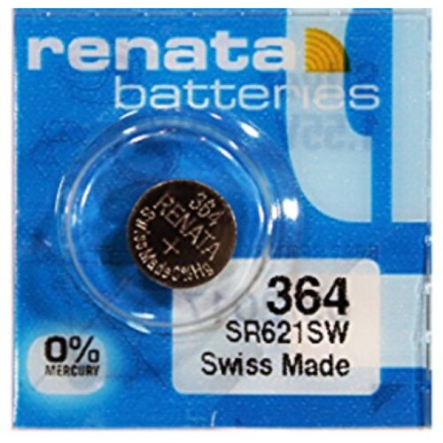 Renata baterija 364 1,55V srebro oksid dugme baterija za sat, pakovanje 1kom Cene
