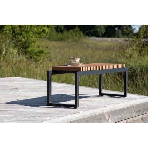 Venture Home vrtna klupa Athena 38 &amp;times; 45 &amp;times; 140 cm, crna Slike