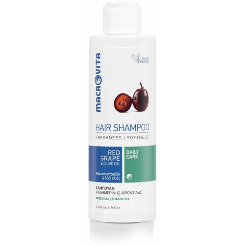 Macrovita prirodni šampon za svakodnevnu negu kose - red grape Slike
