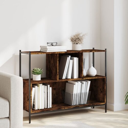 VidaXL Regal za knjige boja hrasta 102x28x77 5cm od konstruiranog drva Slike