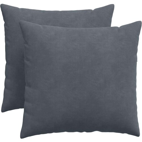 VidaXL jastučići za sofu 2 pcs tamno siva 50 x 50 cm kordura tekstil Slike
