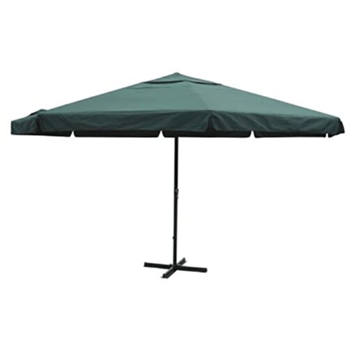 VidaXL Senčnik Zelene Barve Aluminij 500 cm Slike