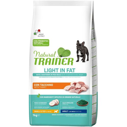 Trainer specialty nutrition light in fat small & toy adult with turkey - hrana za odrasle pse malih i toy rasa sklone gojenju - sa ćuretinom (800g Cene