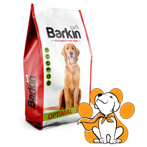 Barkin Optimal 3kg, Hrana Za Srednje Aktivne Pse Svih Veličina i Rasa Slike