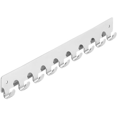 SIRO Letev za obe&amp;scaron;anje (Do x V: 366 x 41 mm, &amp;Scaron;tevilo kaveljčkov: 9 kos, Kromirano) Slike