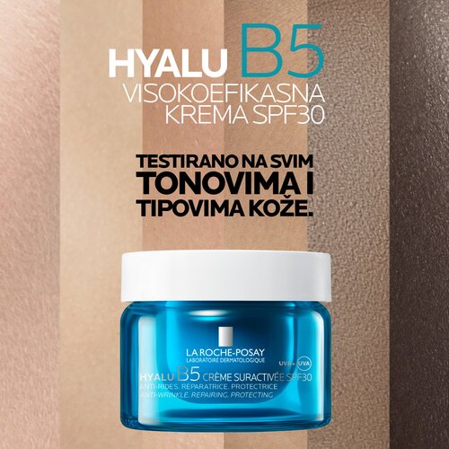 LAROCHE-POSAY Hyalu B5 Suractivated Cream SPF30 koncentrirana krema nadomestno polnilo SPF 30 50 ml Slike