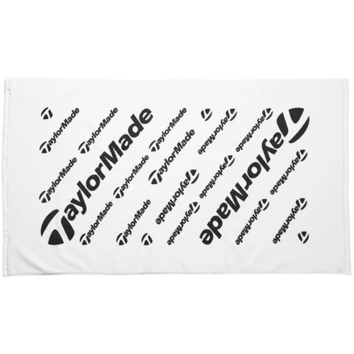 TaylorMade Tour Towel White 2019