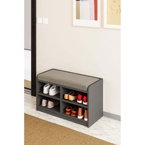 Hanah home stalak za obuću Harran, 35 cm, antracit Cene