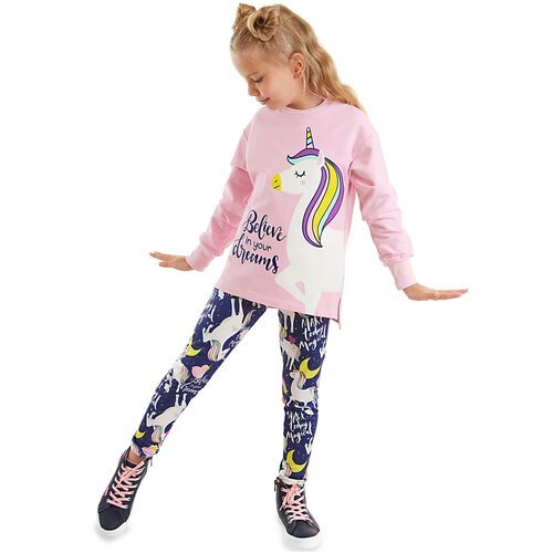 Mushi Unicorn Girls' Sweatshirt and Leggings Set Slike