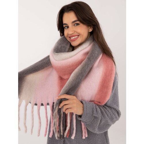 Wool Fashion Italia Scarf-AT-SZ-2320.50-Grey-Pink Cijene