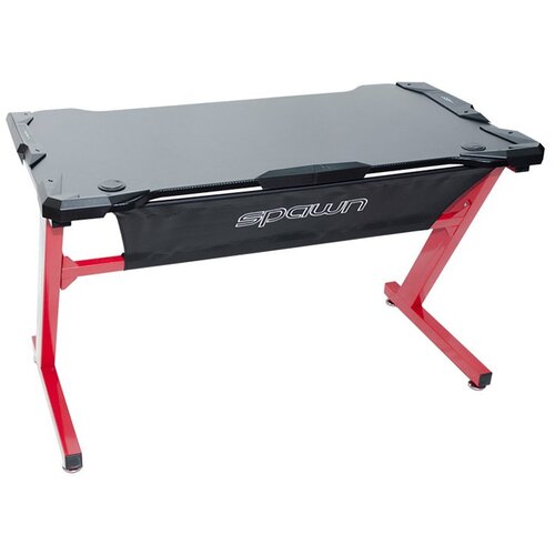 Spawn gaming miza HORZ 2 GAMING DESK - črno rdeče barve Slike