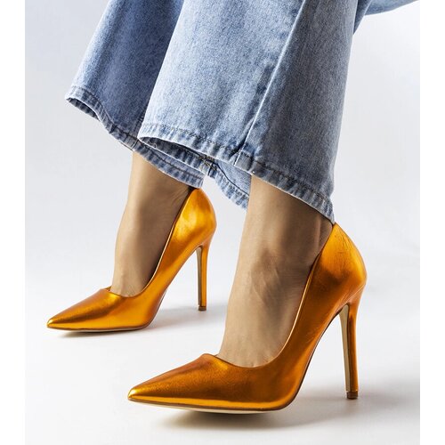 Gemre Orange Metallic Delis Stilettos Cijene
