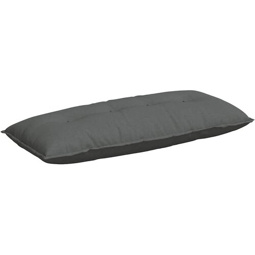 vidaXL Poglavni vzglavnik Temno siva 120 x 19 x 50 cm blago, (5000278131) Cene
