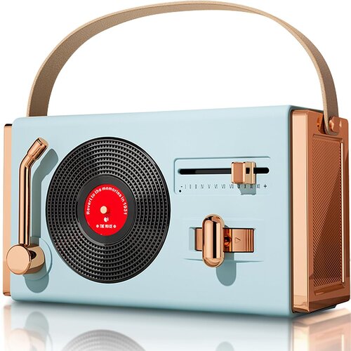 Generic majhen prenosni retro bluetooth zvočnik, srčkan retro brezžični zvočnik, (21124605) Slike