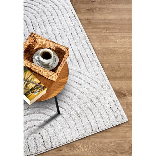 Elle Decoration Bela preproga 200x280 cm Panglao New York White &amp;ndash; Slike