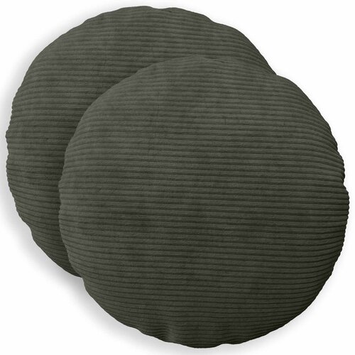  Presvlaka za jastuk 2 pcs HEERLEN Antracit Ø 50 cm Kord Cene