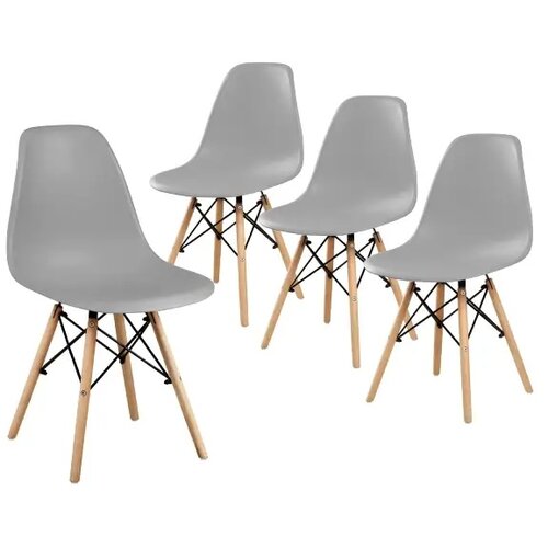 LEMON Set plastičnih trpezarijskih stolica 4 kom Aurora siva 25-KS007SET Cene