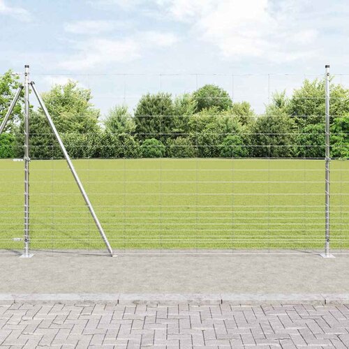 vidaXL odprta ograja 1.5x50 m pozlačeno jeklo Cene