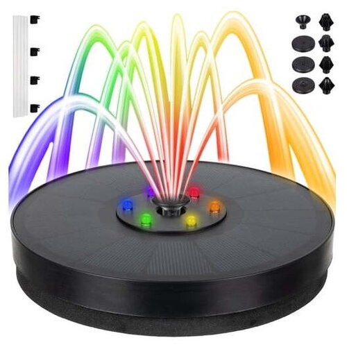 Malatec lED RGB solarna plavajoca vrtna fontana - crpalka za Cene