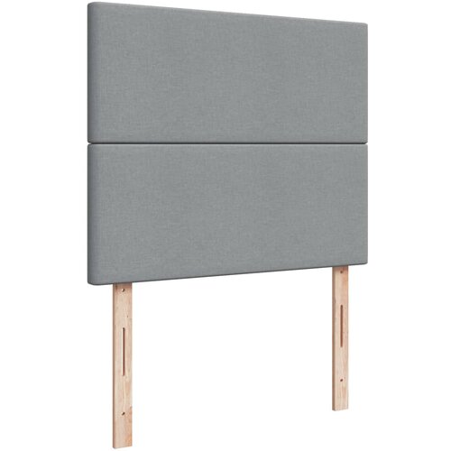  Krevet s oprugama i madracem svjetlosivi 120x190 cm od tkanine Slike