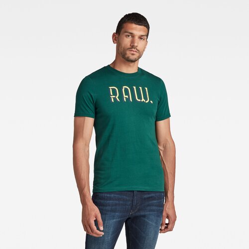 G-star T-shirt - G-star RAW Compact jersey o green Slike