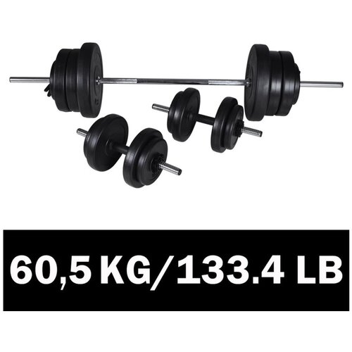  Dvoročna Utež + 2 Enoročni Uteži 60,5 kg Cene