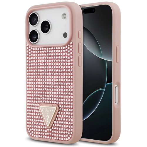 Guess OVITEK Z LOGOM IN TRIKOTNIKOM ZA IPHONE 17 PRO, DIZAJNERSKI OVITEK, (5000295985) Slike