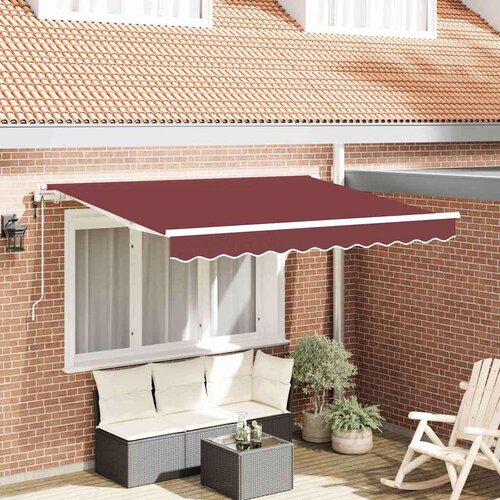Tenda Tamno crvena 300 x 200 cm tkanina Cijene