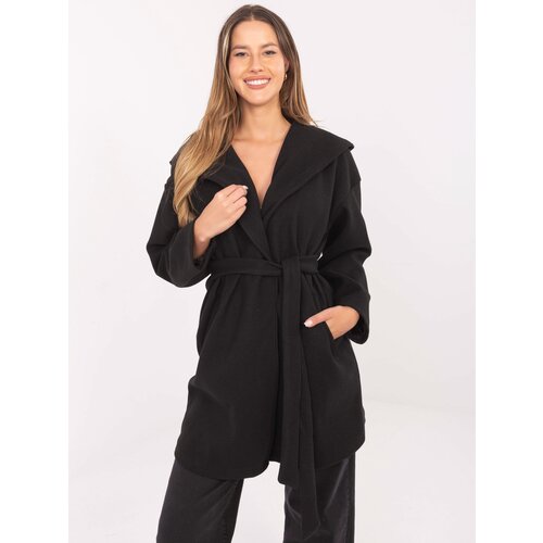 RUE PARIS Coat IT-EN-A9587.00-black Cene
