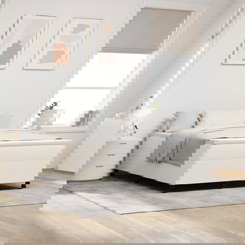 vidaXL Krevet Krem Drvo 160 x 200 cm Platforma Krevet Pravokutni Cijene