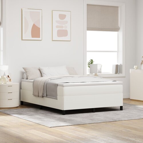 VidaXL Postelja Krem Les 160 x 200 cm Platforma postelja Pravokotna Slike
