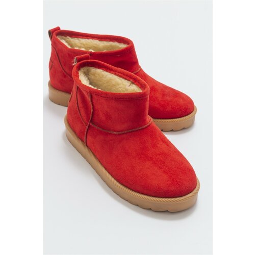 LuviShoes East Women's Red Boots Cene