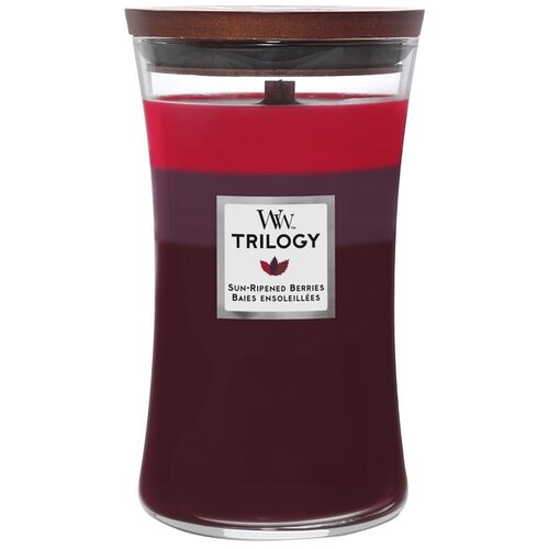 WoodWick Sveća Trilogy Large Sun Ripened Berries 93972E Slike