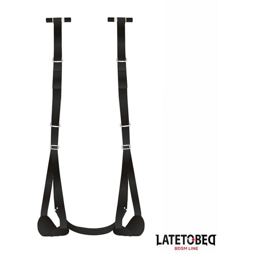 LateToBed BDSM Line GUGALNICA ZA NA VRATA Black Cene