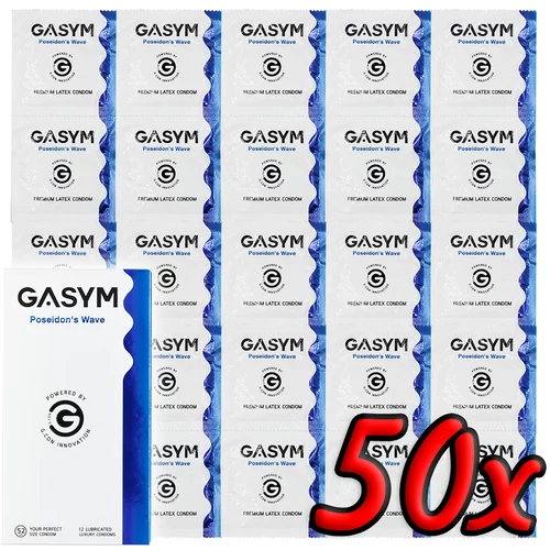 Gasym Poseidon's Wave Luxury Condoms 50 pack