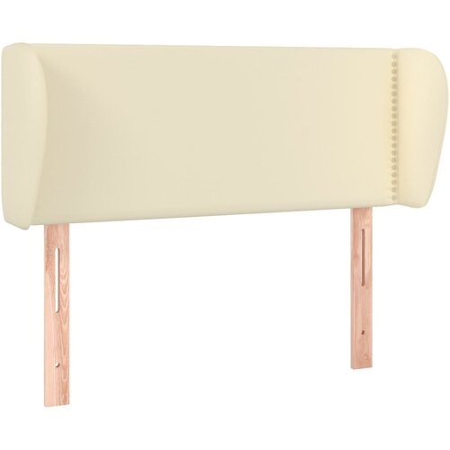 Maison Chic vzglavna omarica - nočna omarica - posteljna omarica z u&amp;scaron;esi krem 103x23x78/88 cm umetno usnje, (21708497) Slike