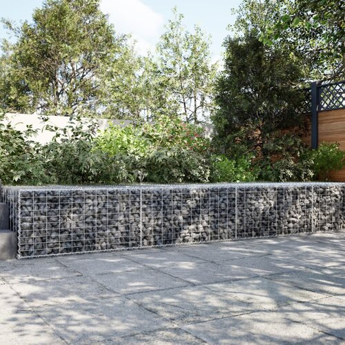 VidaXL Gabionska ko&amp;scaron;ara s poklopcem 300x100x50cm od pocinčanog željeza Slike