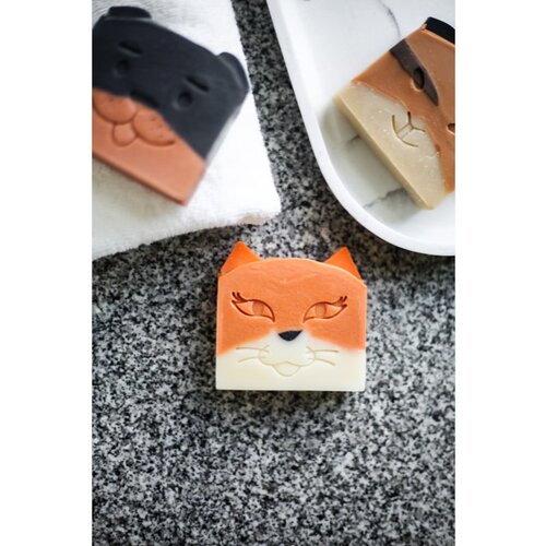Almara Soap My Happy Fox ročno izdelano milo za otroke 100 g Slike