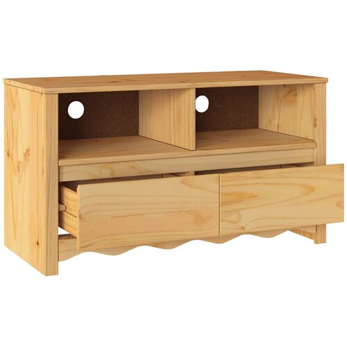  ormar Drammen Boja hrasta 99 x 43 x 55 cm Čvrsto borovo drvo Slike