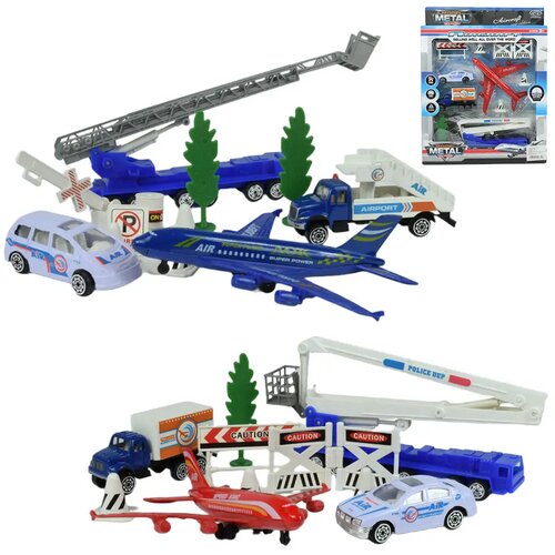 Magic Toys Aircraft: Zračna luka set igračaka s vozilima, avionom i dodacima u dvije varijante. Cene