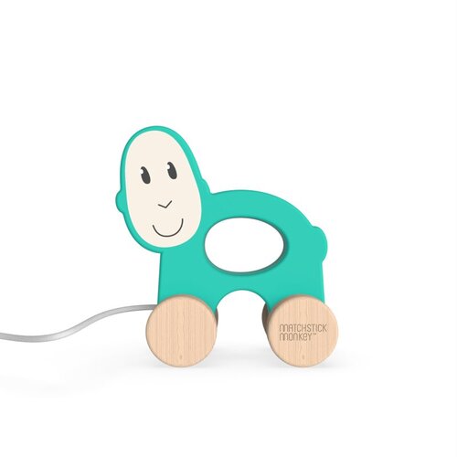 Matchstick monkey Pull Along Animal vlečna igrača Monkey 1 kos Cene