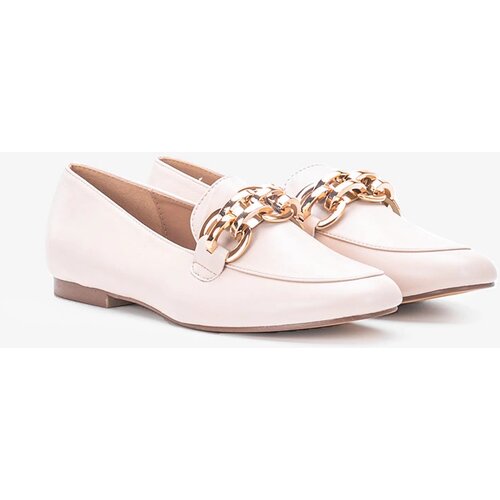 Gemre Beige loafers with chain Segarra Cijene