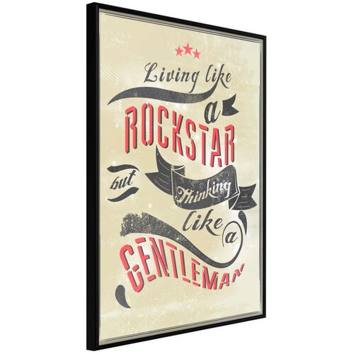  Poster - Living and Thinking 40x60 Slike