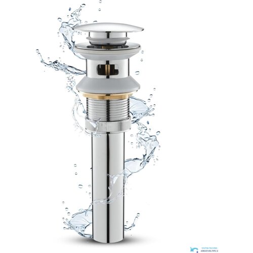  Beli, krom ali metal sivi pop-up odtok | Sifon za umivalnik EYN SBP1658 - Krom Slike