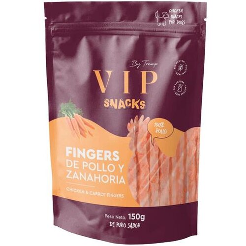 TRAMP pribolj&scaron;ki za pse VIP Fingers Pi&scaron;čanec & Korenje, 150 g Cene