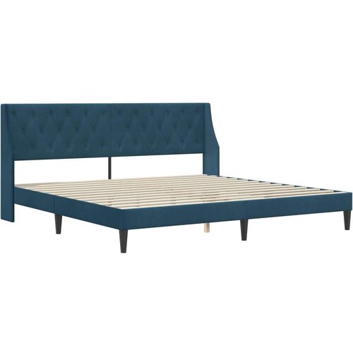  Okvir kreveta s madracem Zidne s uzglavljem 2 pcs Plava Bar&amp;scaron;un - Plava 200 x 200 cm Slike