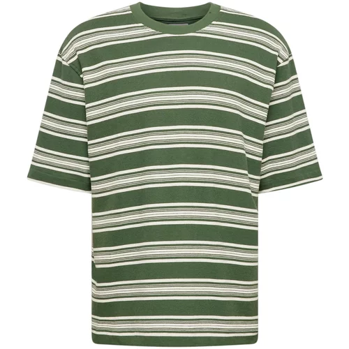 TOPMAN Majica zelena / bijela
